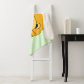 Groene persoonlijke schattige babydeken sherpa deken (In situ)