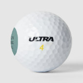 Groene Persoonlijke Vader van de Bruid Golfballen (Logo)