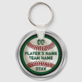Groene persoonlijke vuile honkbal-cadeaus voor spe sleutelhanger (Voorkant)