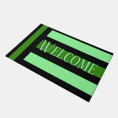 Groene perspectieven - Vetlijnkunst - Welkom Deurmat (Schuin)