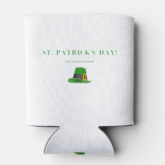 Groene Petten | Een zalige St Patrick's Blikjeskoeler (Achterkant)