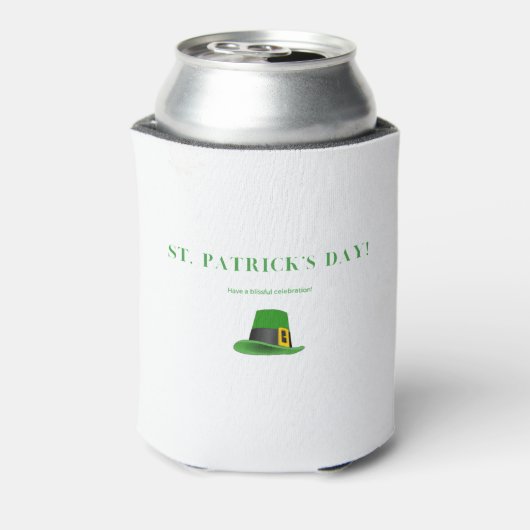 Groene Petten | Een zalige St Patrick's Blikjeskoeler (Blikje Achterkant)