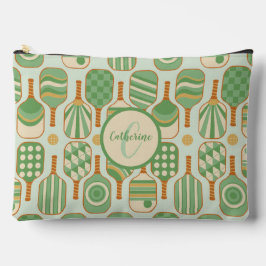 Groene Pickleball Paddles met Monogram Etui