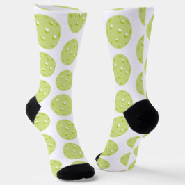 Groene Pickleball Pattern Socks Sokken