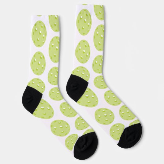 Groene Pickleball Pattern Socks Sokken (Rechts)