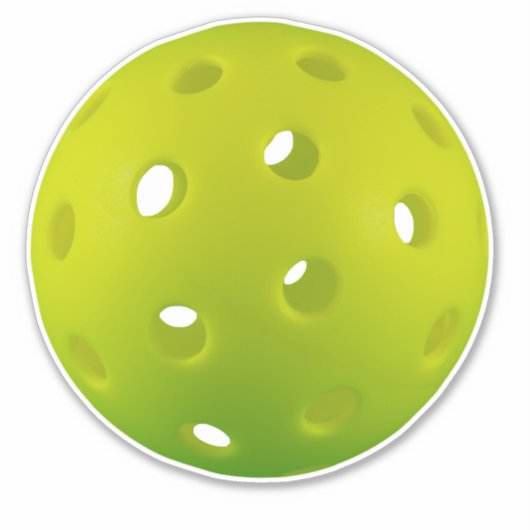 Groene picklebalwagen sticker (Voorkant)