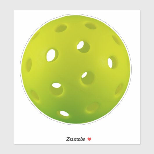 Groene picklebalwagen sticker (Vel)