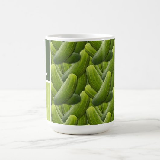 Groene Pickles; Pickle Pattern Koffiemok (Center)