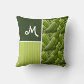 Groene Pickles; Pickle Pattern Kussen (Achterkant)
