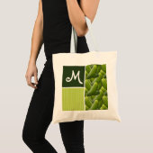 Groene Pickles; Pickle Pattern Tote Bag (Voorkant (product))