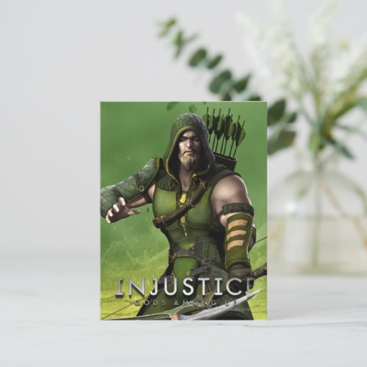 Groene Pijl Briefkaart (Staand voorkant)