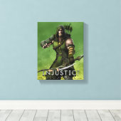 Groene Pijl Canvas Afdruk (Insitu (Houten vloer))