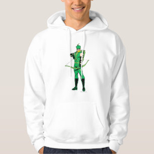 Groene Pijl die met Bow staat Hoodie
