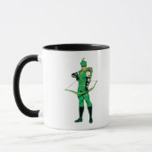 Groene Pijl die met Bow staat Mok (Links)