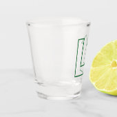 Groene Pijl Draai Geschoten Glas - Vetgedrukte Vec (Links)