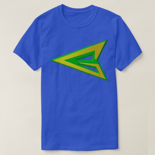 Groene pijl logo t-shirt (Design voorkant)