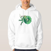 Groene Pijl met Doel 2 Hoodie (Voorkant)