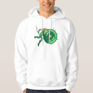 Groene Pijl met Doel 2 Hoodie