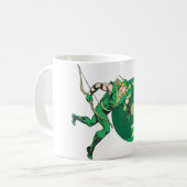 Groene Pijl met Doel 2 Koffiemok (Voorkant links)