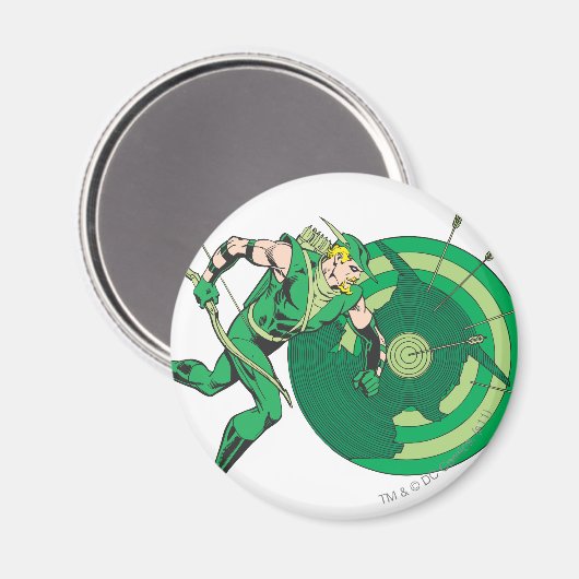 Groene Pijl met Doel 2 Magneet (Voorkant / Achterkant)