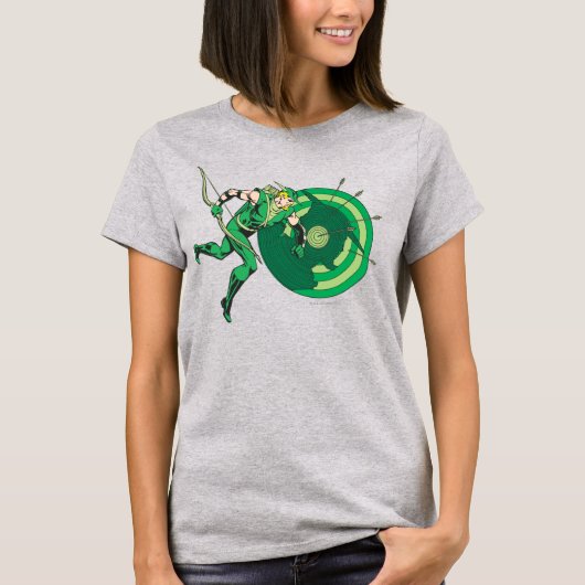 Groene Pijl met Doel 2 T-shirt (Voorkant)