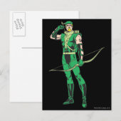 Groene Pijl met Doel Briefkaart (Voorkant / Achterkant)