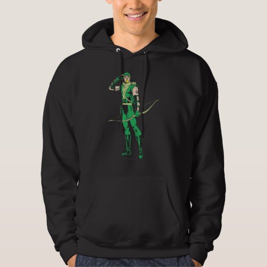 Groene Pijl met Doel Hoodie (Voorkant)