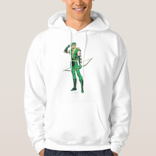Groene Pijl met Doel Hoodie (Voorkant)