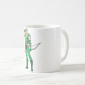 Groene Pijl met Doel Koffiemok (Voorkant rechts)