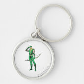 Groene Pijl met Doel Sleutelhanger (Voorkant)