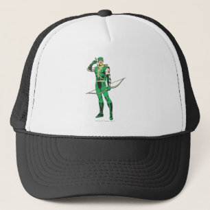 Groene Pijl met Doel Trucker Pet