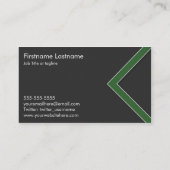 Groene Pijl Persoonlijke Visitekaartjes van het Vo (Achterkant)