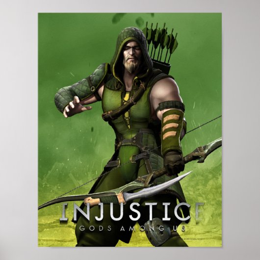 Groene Pijl Poster (Voorkant)