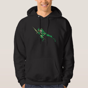 Groene pijlforellen hoodie