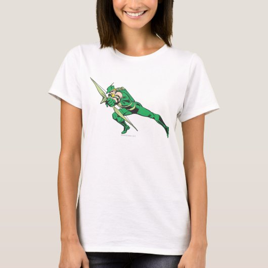 Groene pijlforellen t-shirt (Voorkant)