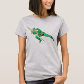 Groene pijlforellen t-shirt (Voorkant)