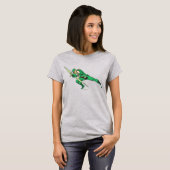 Groene pijlforellen t-shirt (Voorkant volledig)