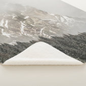 GROENE PIJNBOMEN SHERPA DEKEN (3/4)