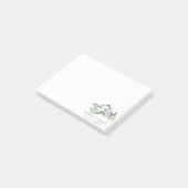 Groene Pine Bossen bergketklimmer Post-it® Notes (Schuin)