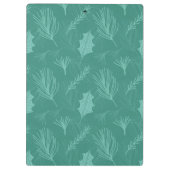 Groene pineboomleder klembord (Achterkant)