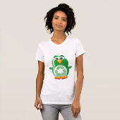 groene pinguïn t-shirt (Voorkant volledig)