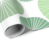 Groene Pinwheels 1950 Cadeaupapier (Rol Hoek)