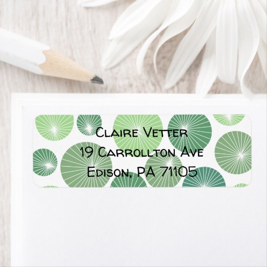 Groene Pinwheels 1950 Etiket (Insitu)