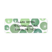 Groene Pinwheels 1950 Etiket (Voorkant)