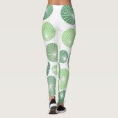 Groene Pinwheels 1950 Leggings (Achterkant)