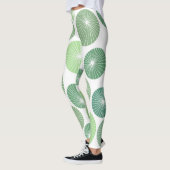 Groene Pinwheels 1950 Leggings (Links)