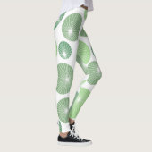 Groene Pinwheels 1950 Leggings (Rechts)