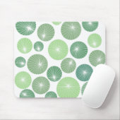 Groene Pinwheels 1950 Muismat (Met muis)