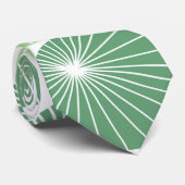 Groene Pinwheels 1950 Stropdas (Opgerold)