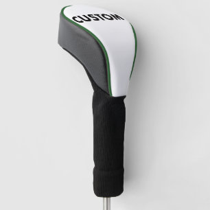 Groene piping aangepaste golf driver headcover bla
